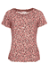 T-Shirt Zoe fleuri  - terracotta