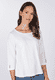 3/4-Arm-Shirt Hemkara - white